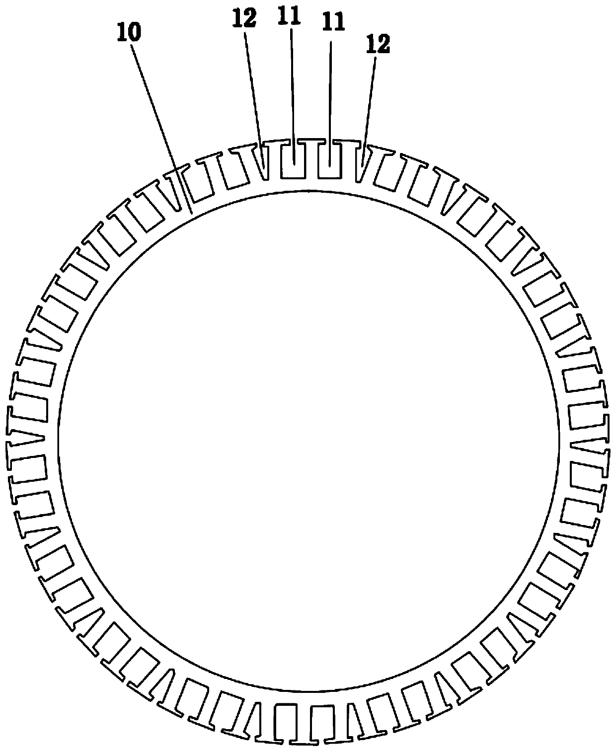 Motor Stator Punching Structure and Winding Method