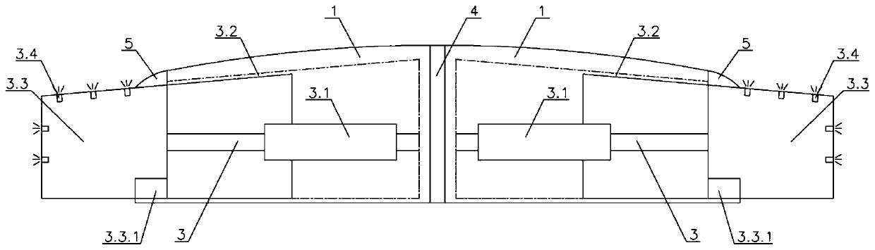 Snow removing method for removing snow by using deceleration strip