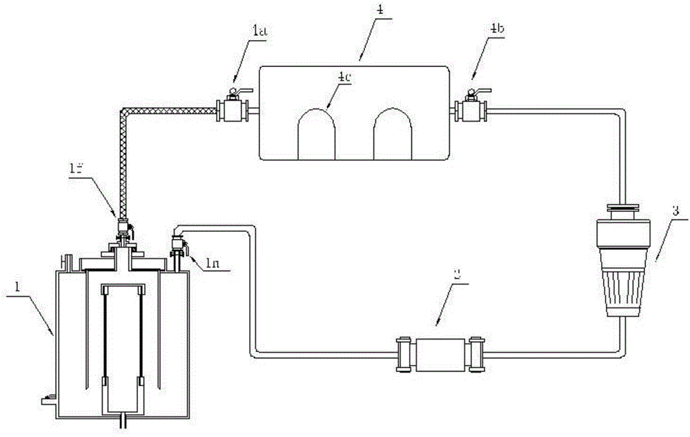 Evaluation device and method of well cementation flushing efficiency