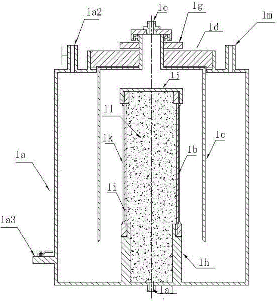 Evaluation device and method of well cementation flushing efficiency