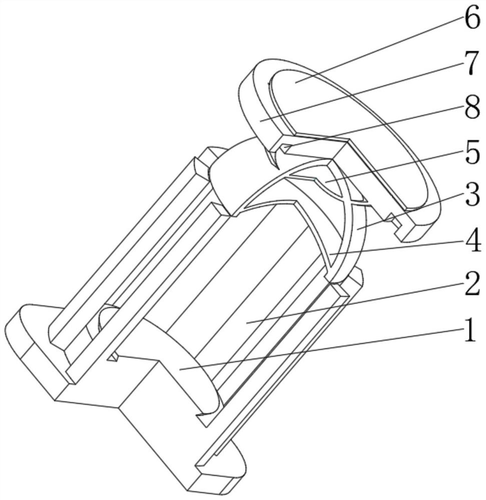 New energy automobile battery protection device