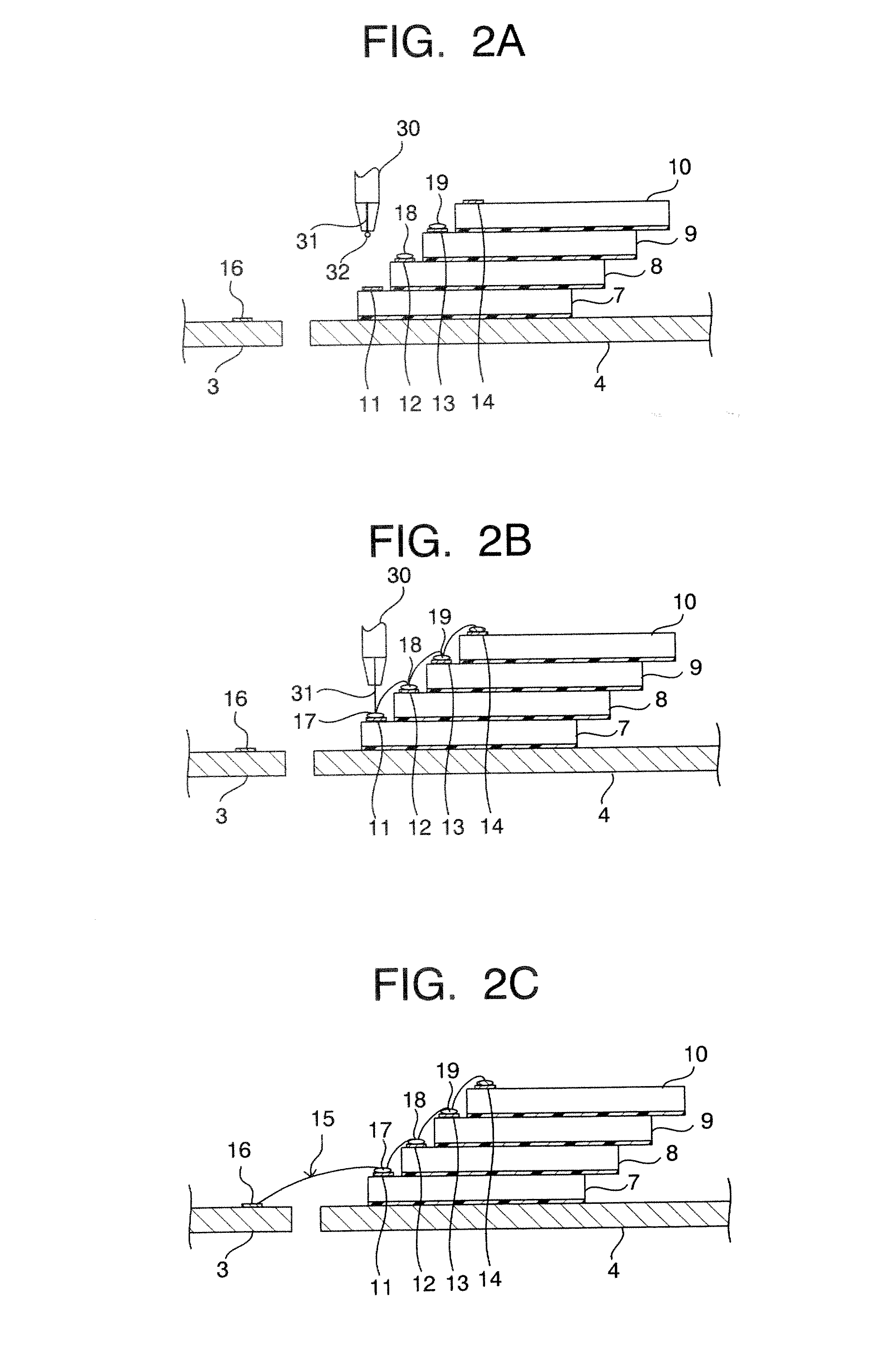 Stack-type semiconductor device and method of manufacturing the same