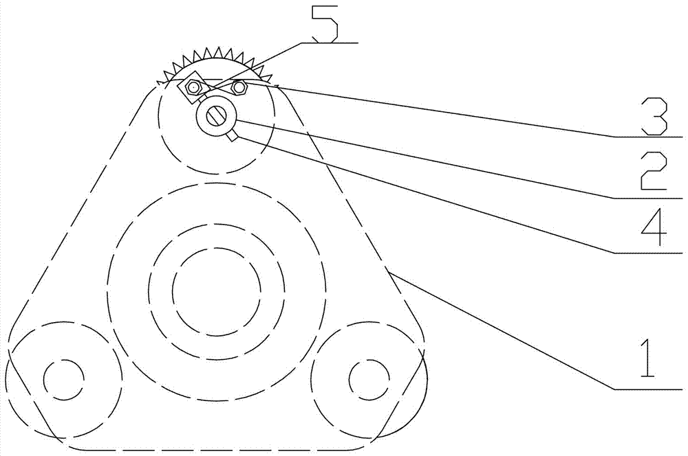 Mandrel fixing device for cold disassembly of scraper hoist and mandrel cold disassembly method