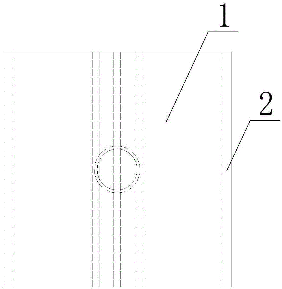 Temperature sensor fixing support for indirect air cooling system and indirect air cooling system