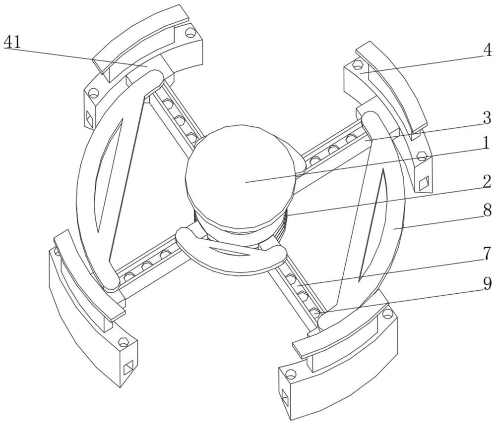 Building construction ground anchor device