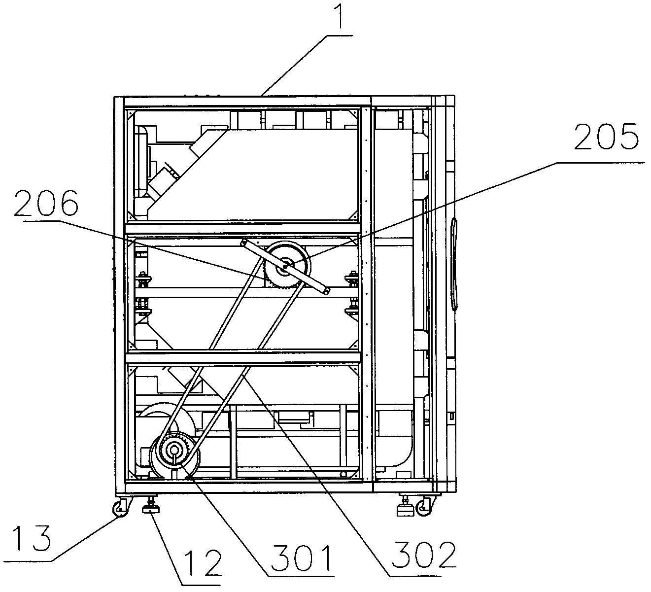 Microwave drying equipment and dynamic microwave emission drying method thereof