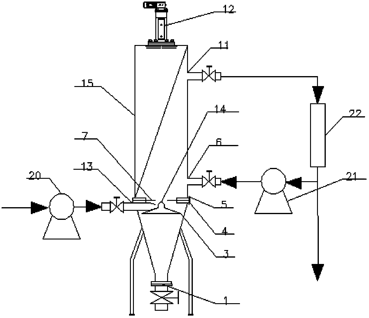 Cyclone separation filter