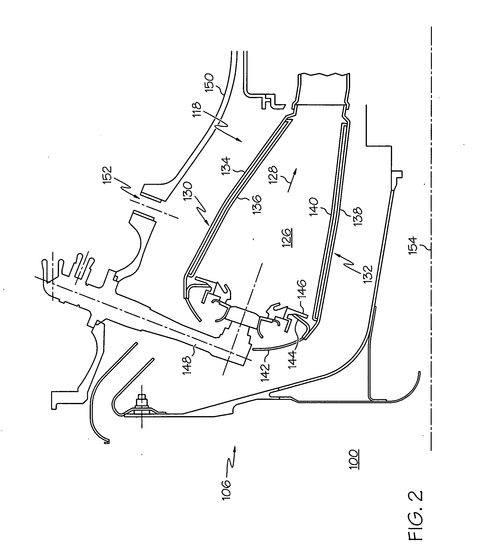 Dual wall structure for use in a combustor of a gas turbine engine