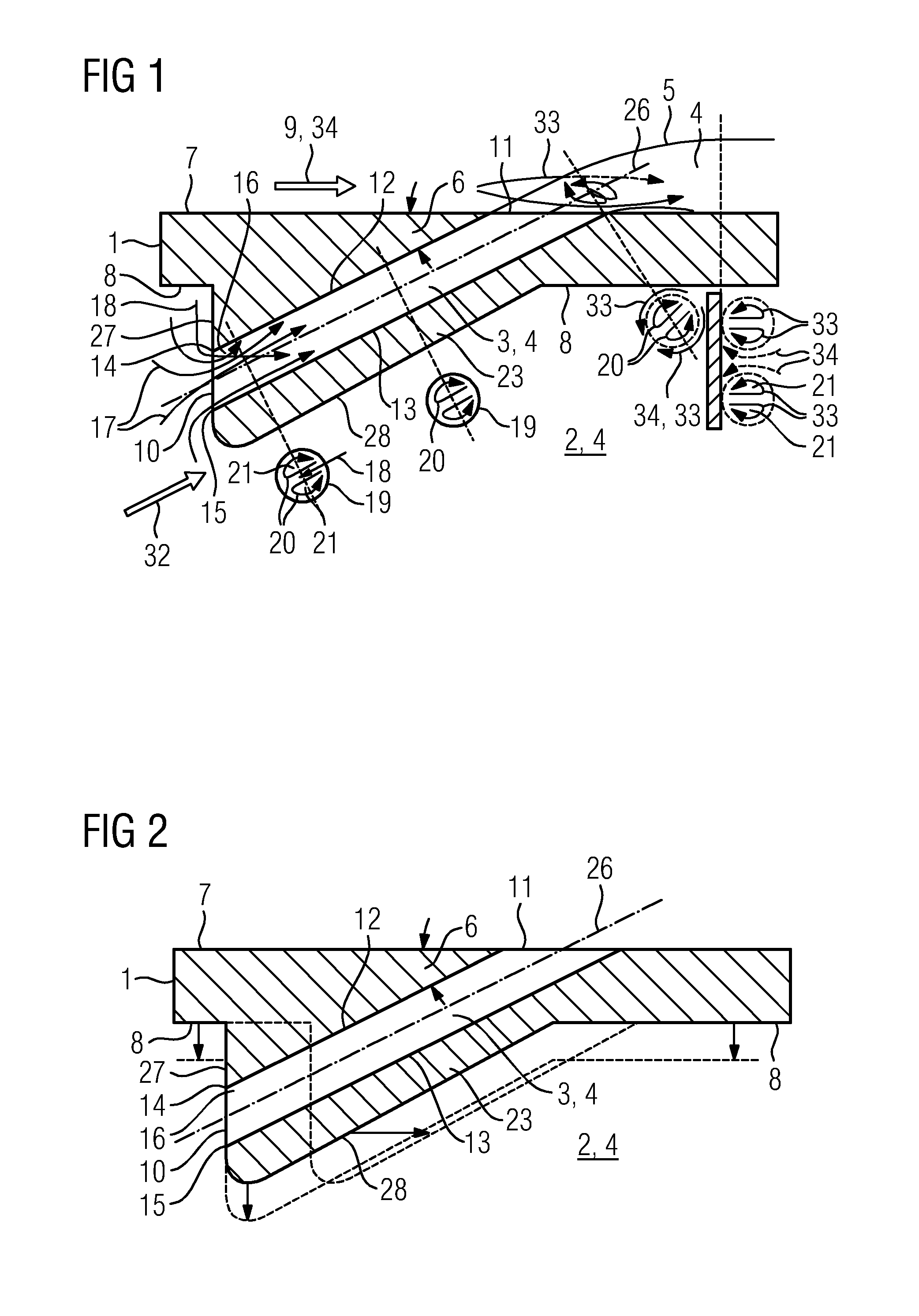 Film-cooled turbine blade for a turbomachine