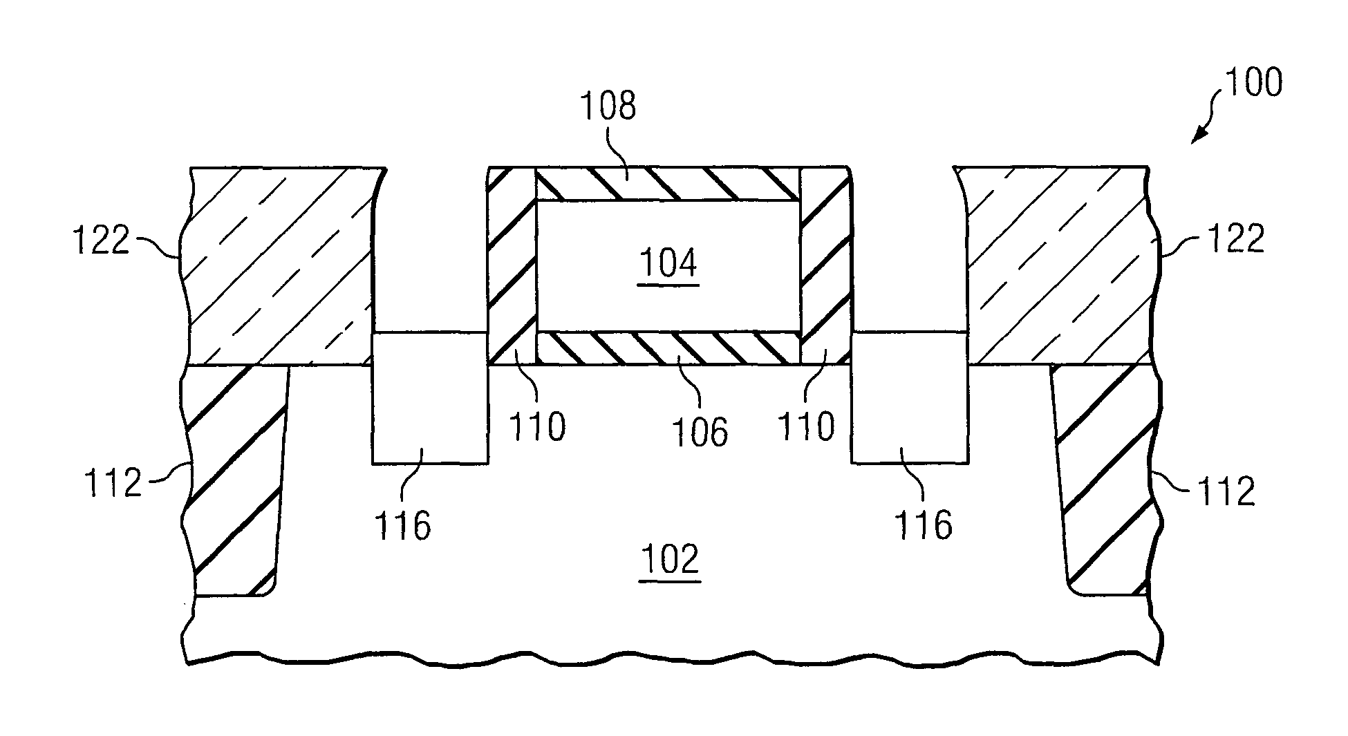 Strained semiconductor device and method of making the same