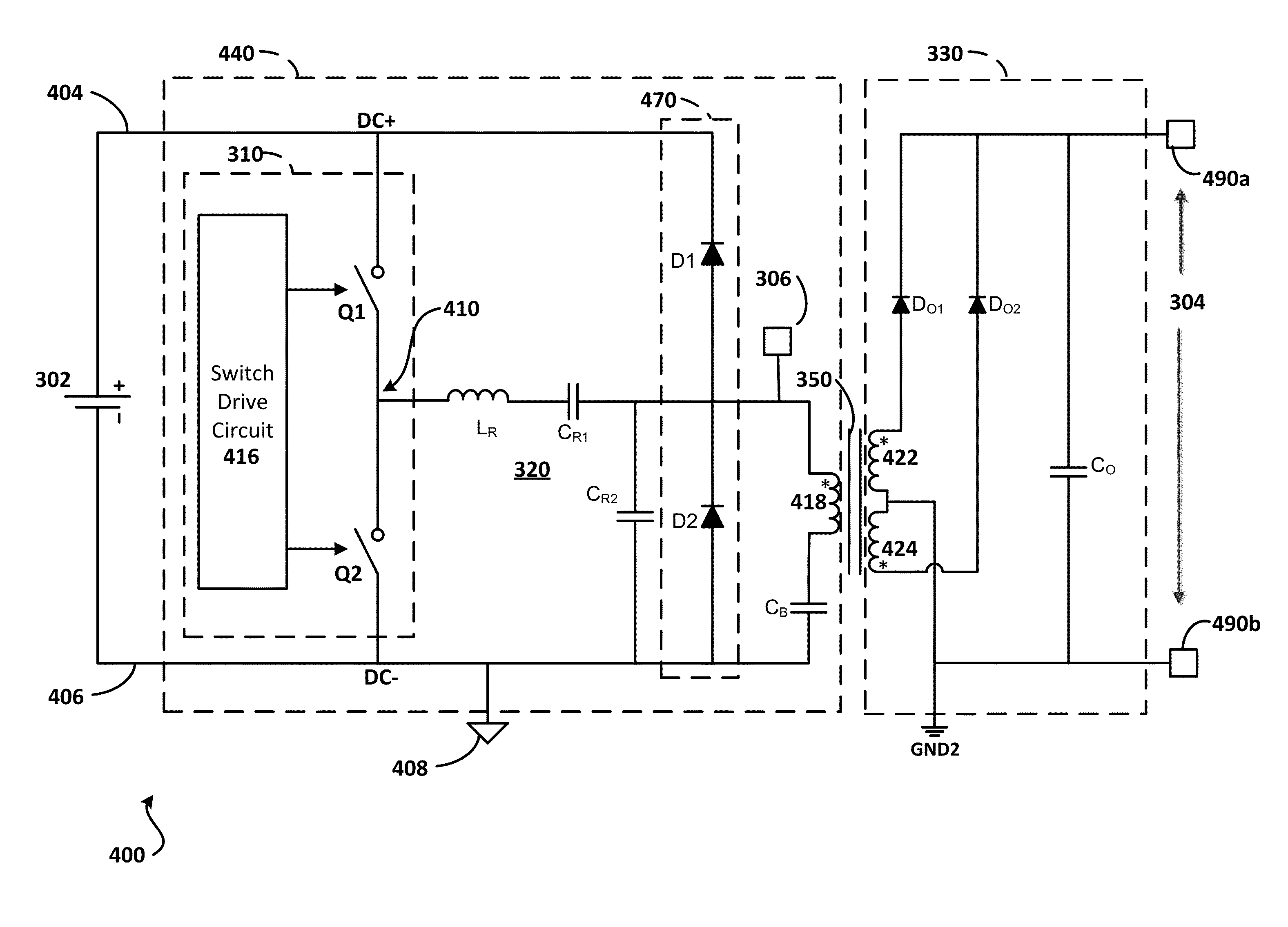 LED power source with over-voltage protection