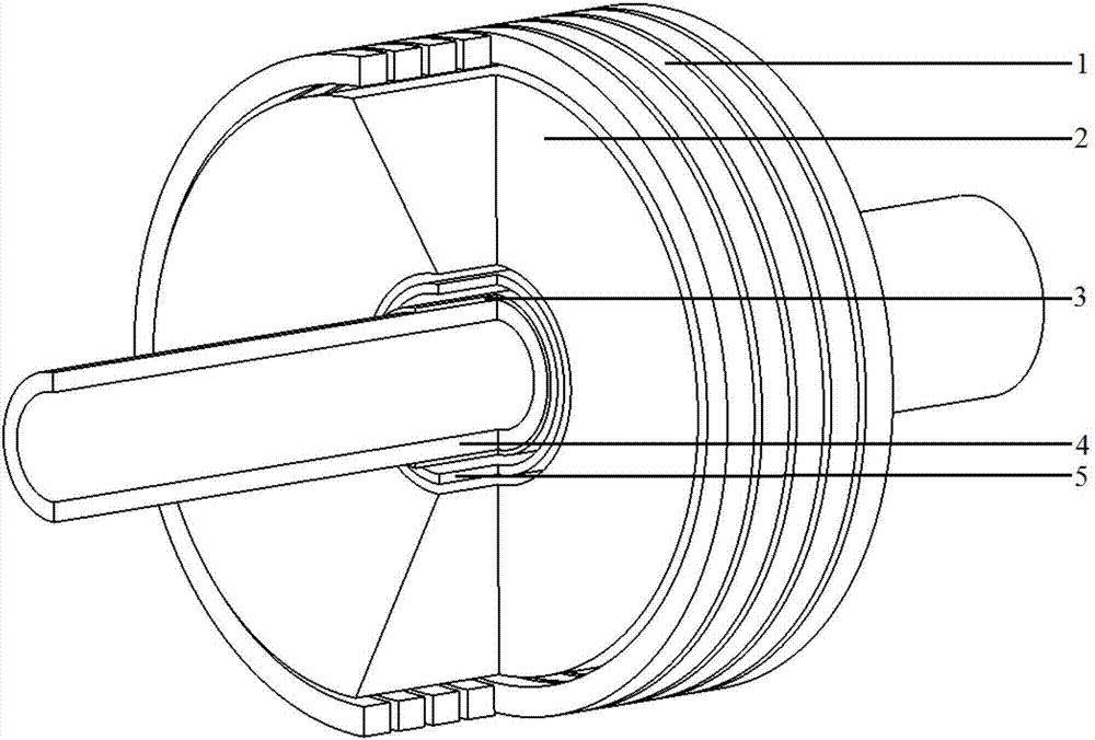 Connecting method for magnetic pulse forming auxiliary brazing metal pipes