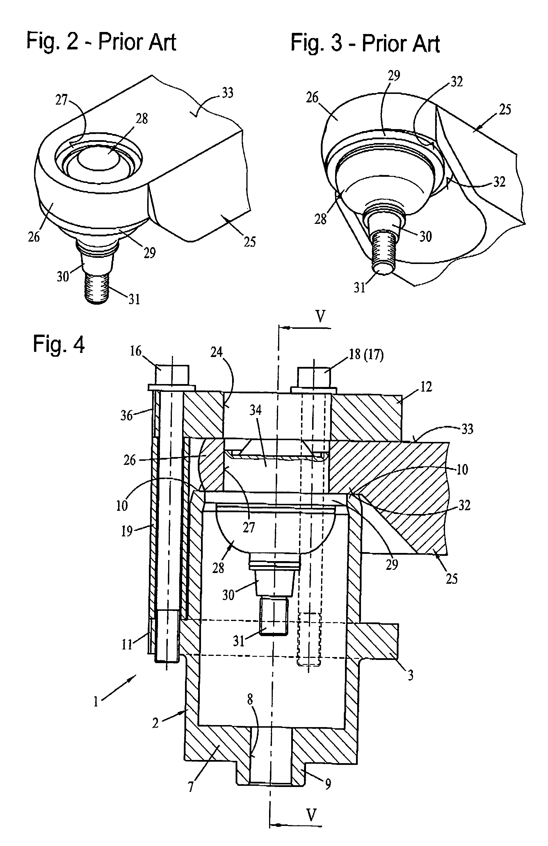 Pressing-out device for eccentric support joints