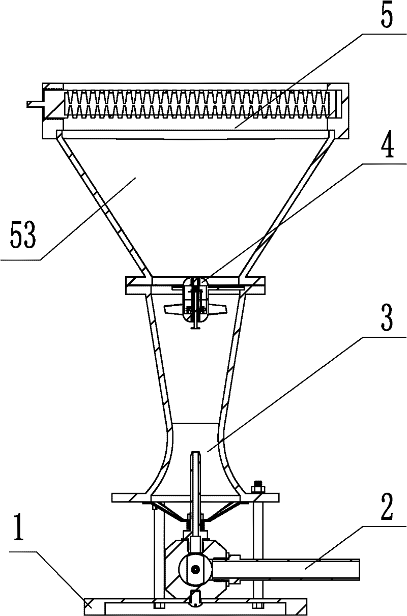 Methane nozzle device structure of methane fan heater combustor