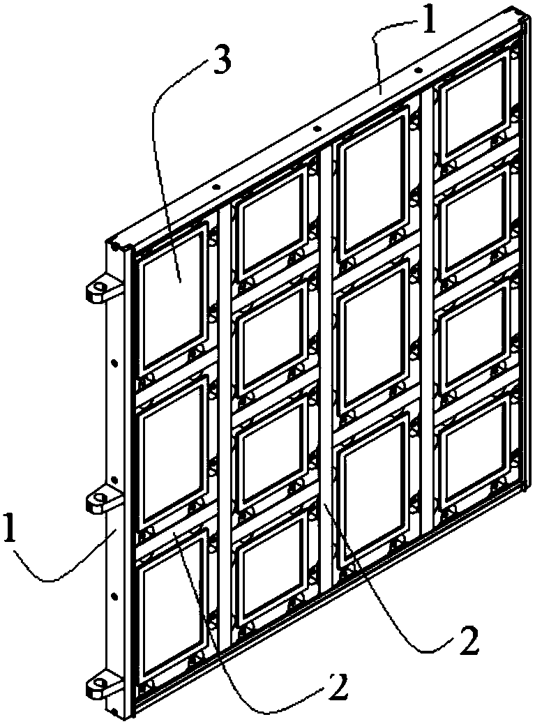Assembled civil air defense door and its modular door leaf