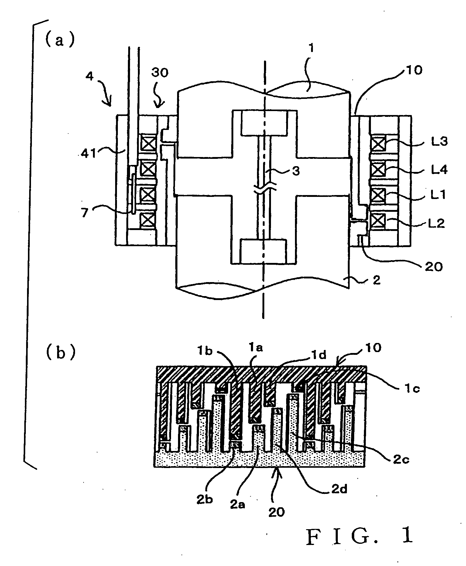 Relative rotational position-detection device