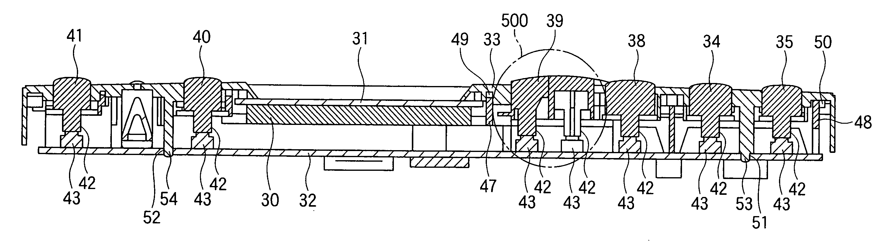 Button key assembly and electronic apparatus that employs the button key assembly