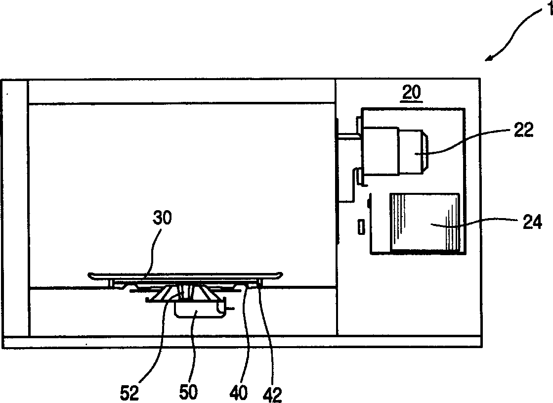 Microwave oven rotary disc assembly