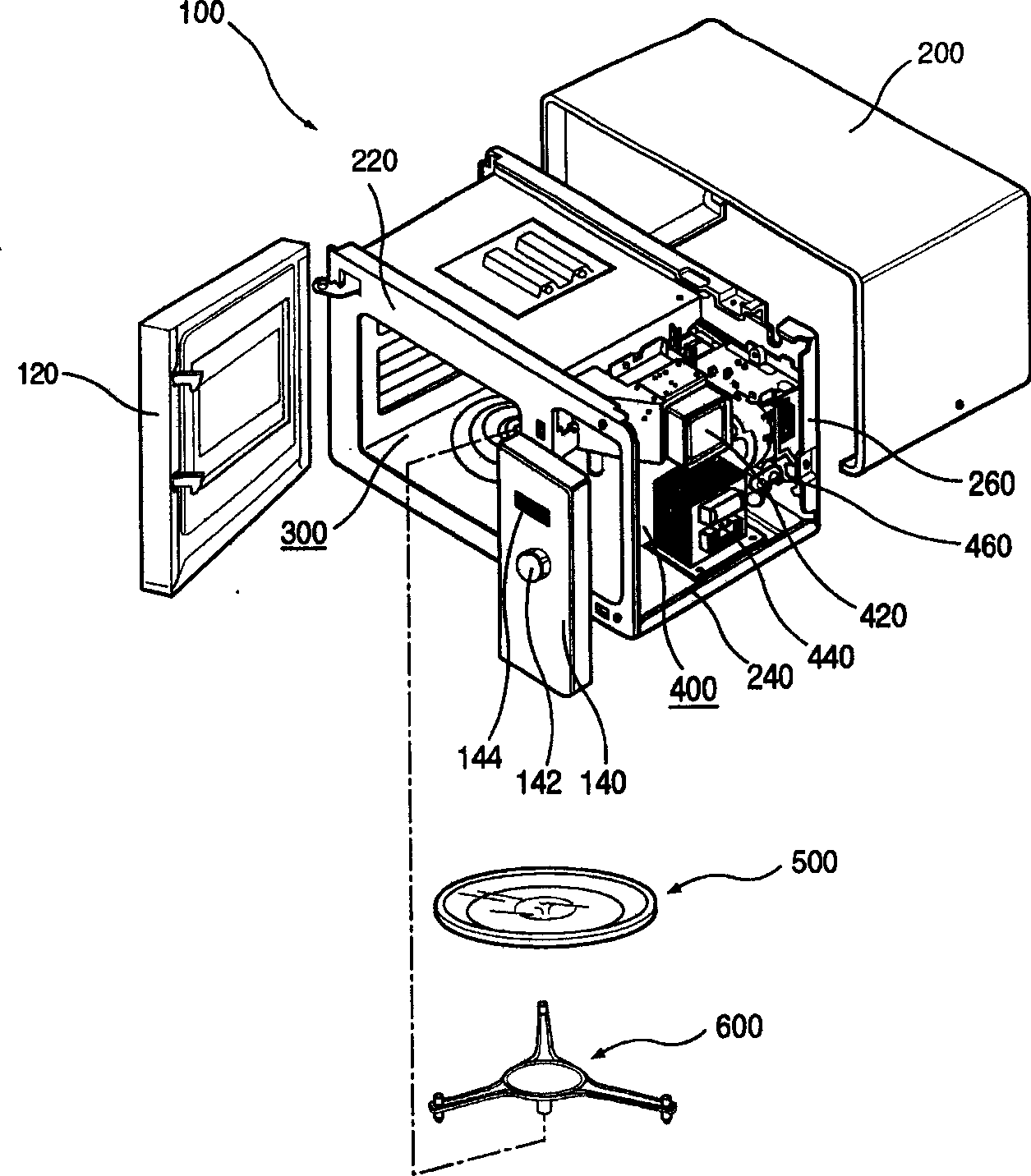 Microwave oven rotary disc assembly