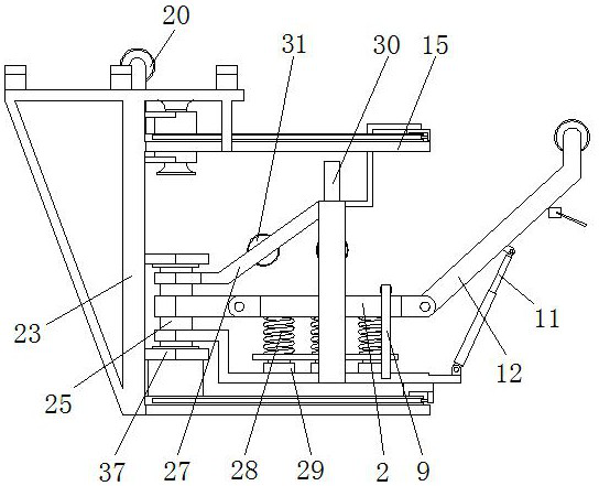 A crane lifting adjustment device