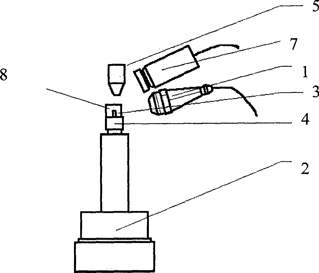 Process and equipment for welding sealing thin-wall metal tube using laser technique