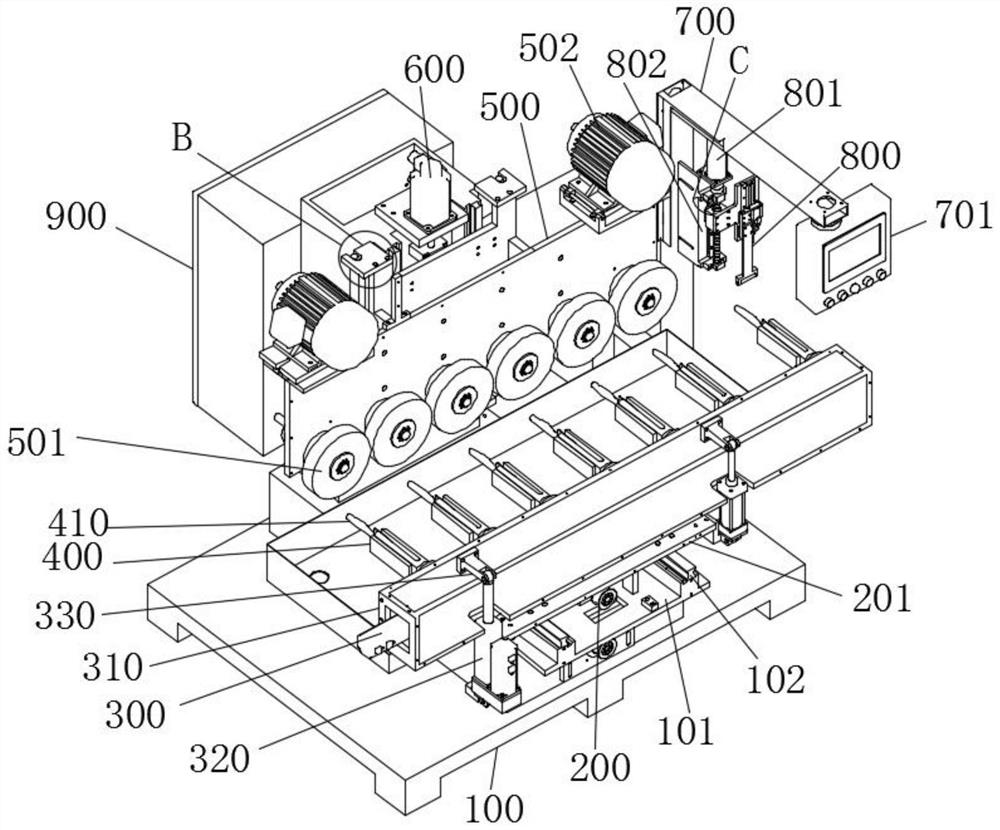 Multi-station polishing machine