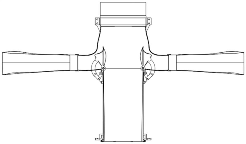 A roll control mechanism suitable for small vertical take-off and landing fixed-wing aircraft