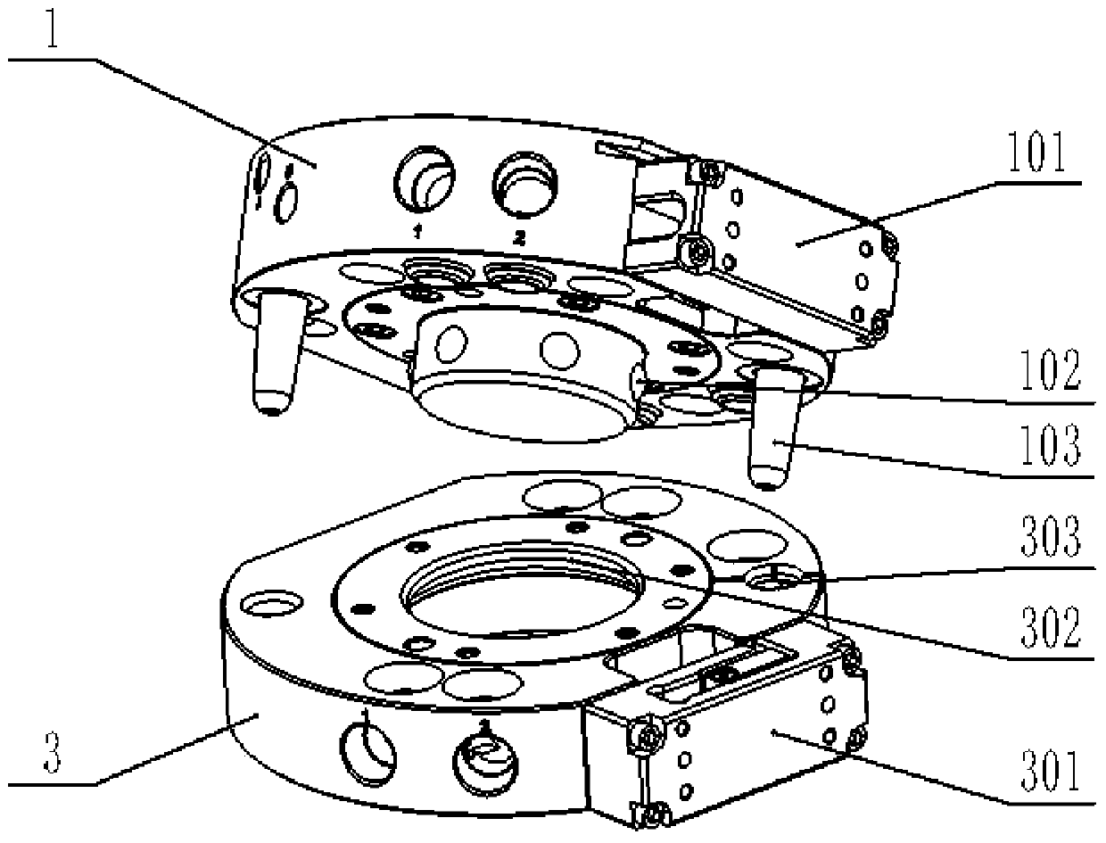 System and method for automatic operational tool replacement of live working robot