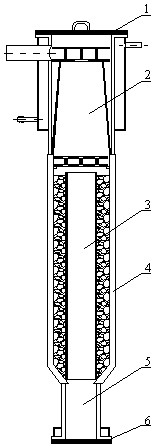 Slagging method for vertical retort magnesium smelting and vertical retort magnesium smelting device using same