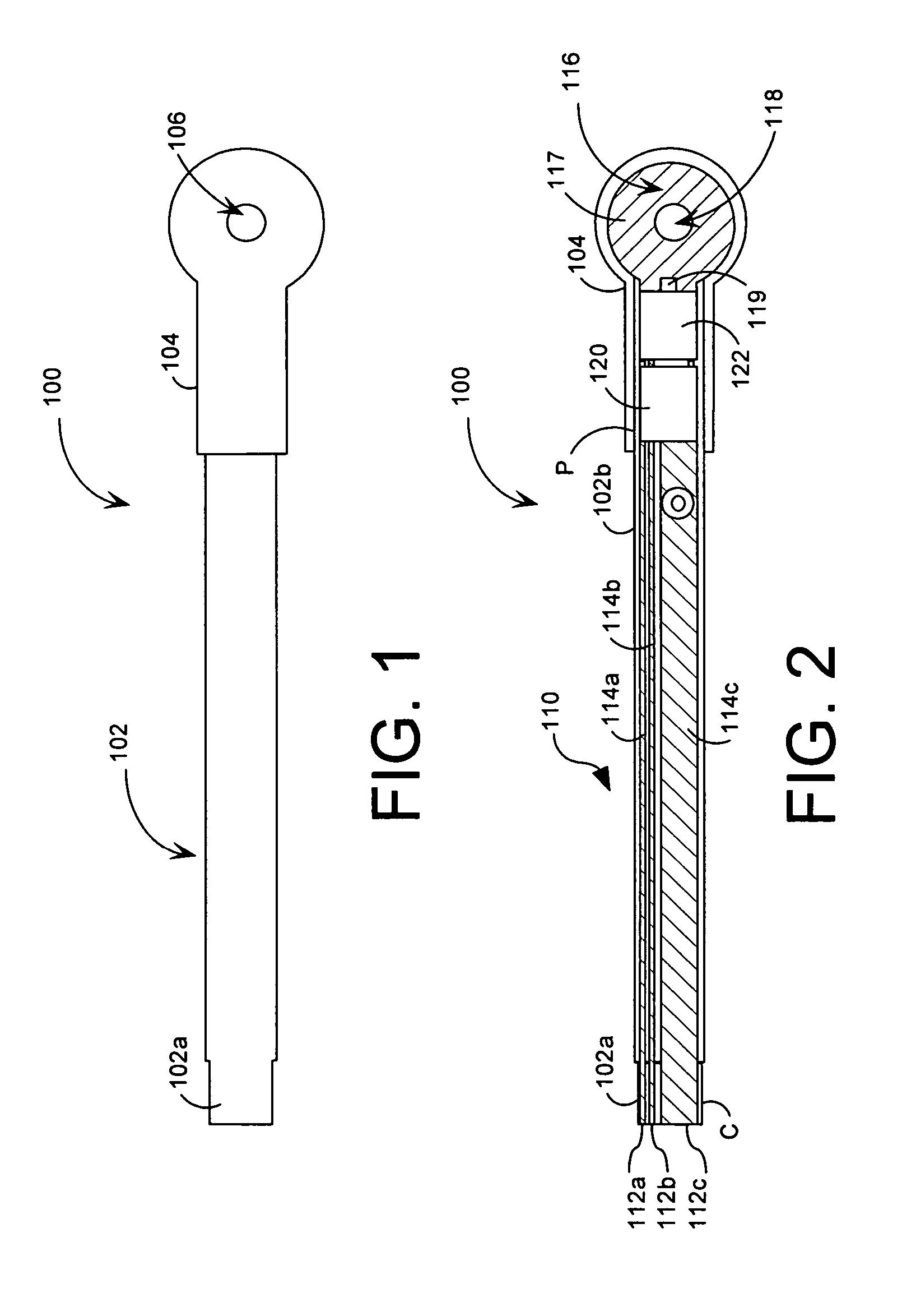 Flexible circuit temperature sensor assembly for flanged mounted electronic devices