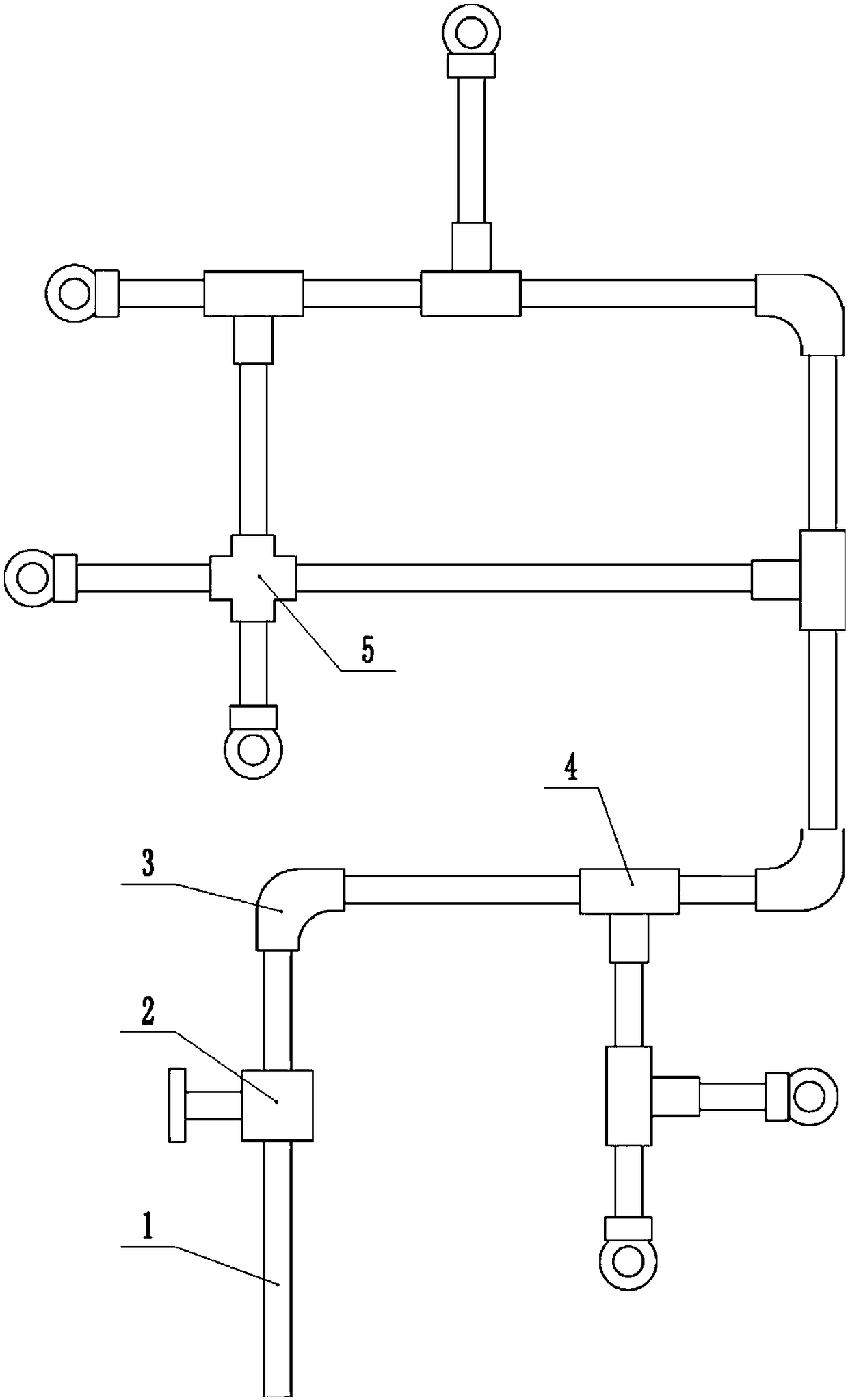 Large-flow PP-R pipeline system