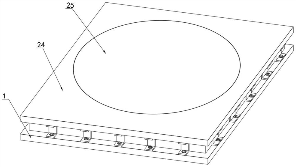 A kind of planar free motion car turntable for stage performance