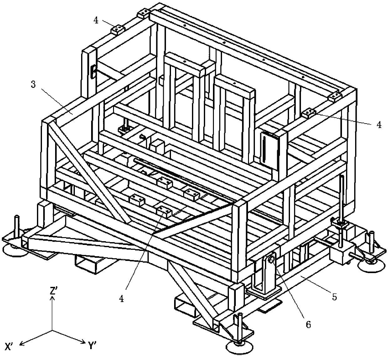 Verification device for automobile trunk assembly operation performance