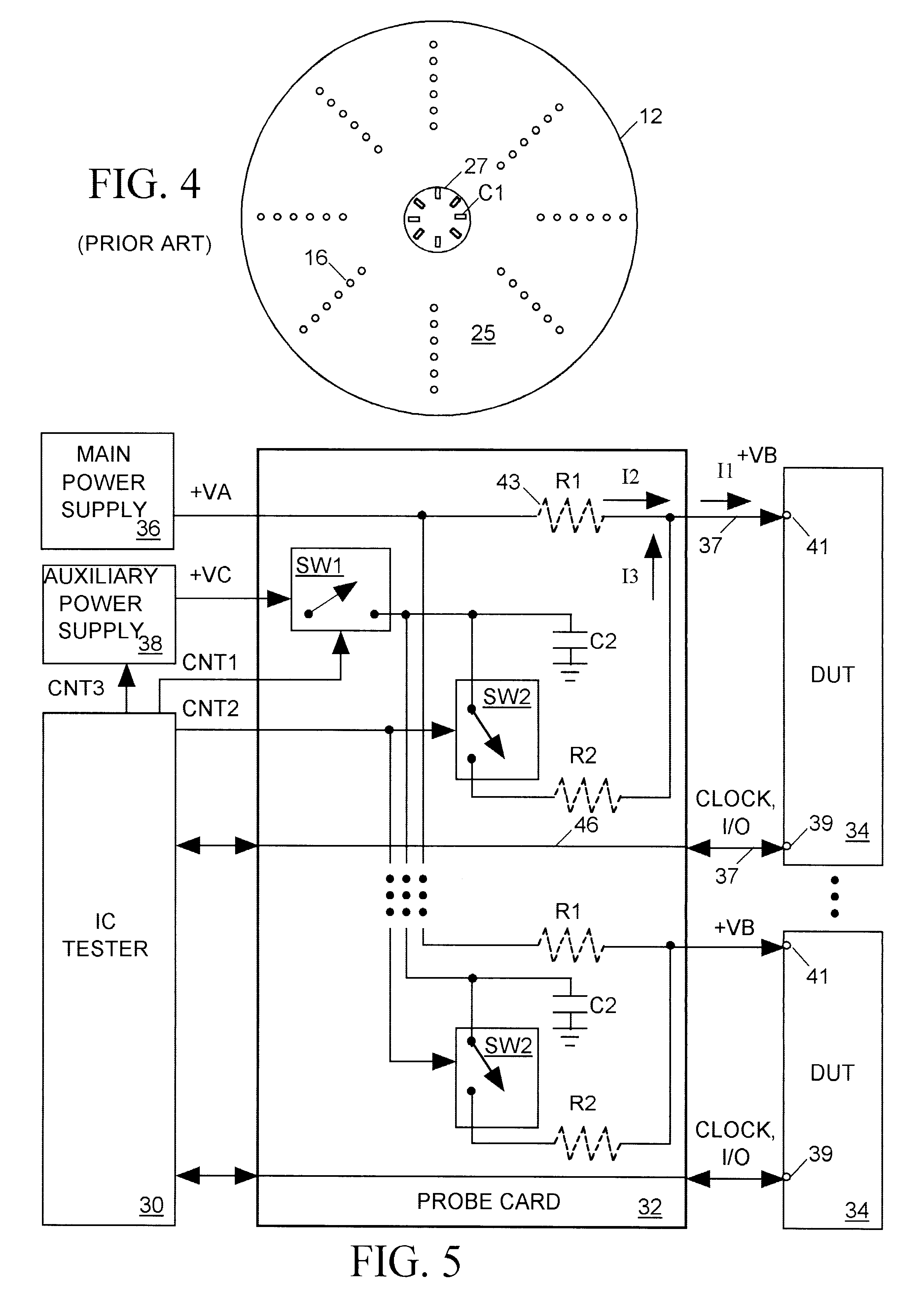 Predictive, adaptive power supply for an integrated circuit under test
