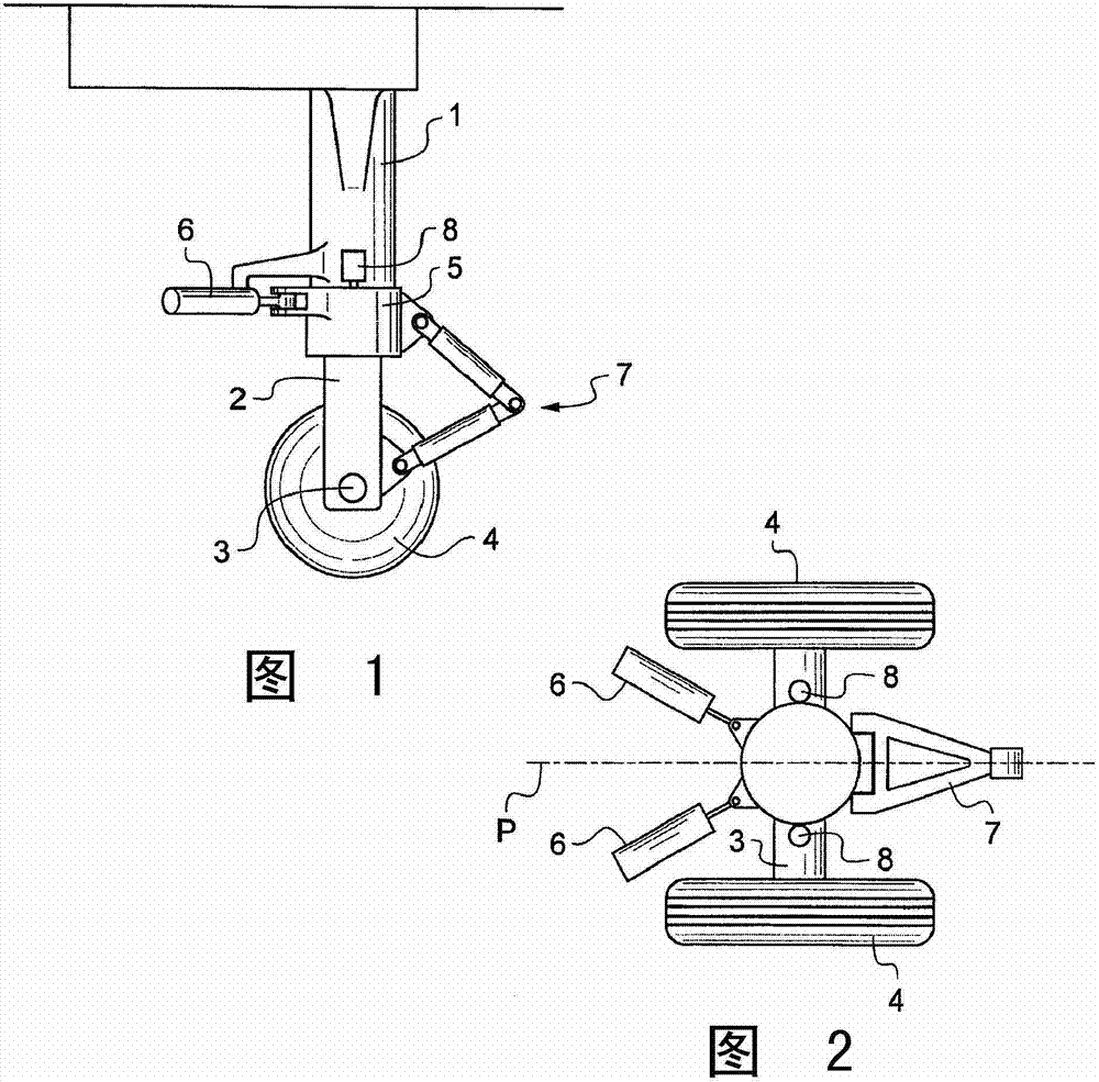 Method of controlling the steering of a steerable portion of an aircraft undercarriage