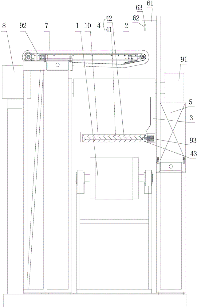 Castable powder treatment device