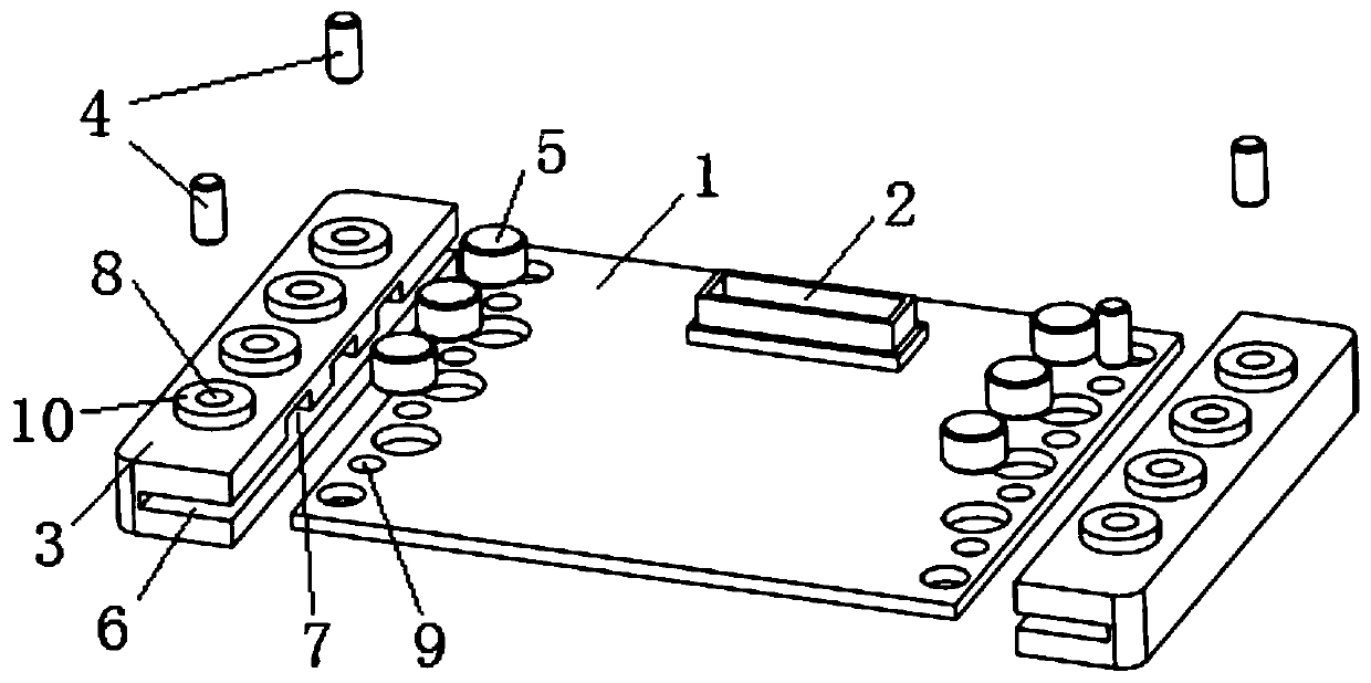 Circuit module capable of being compatibly piled and connected for teaching