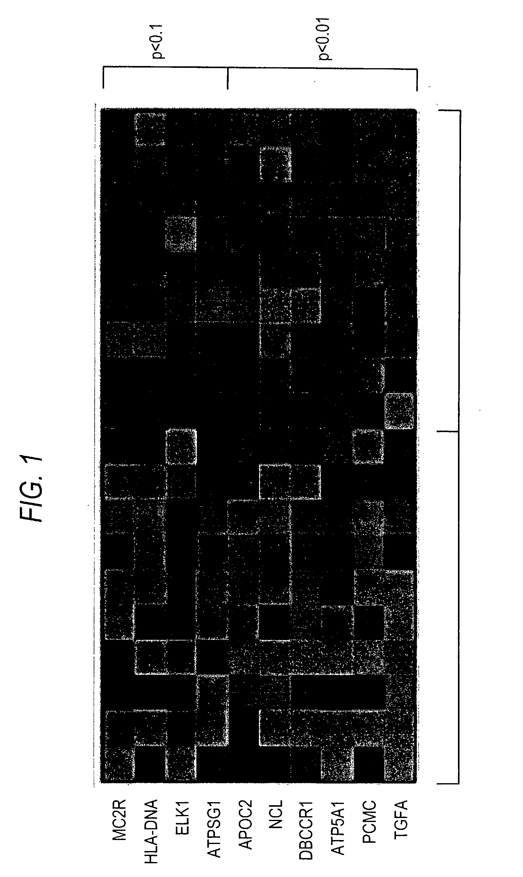 Method and nucleic acids for the differentiation of prostate tumors
