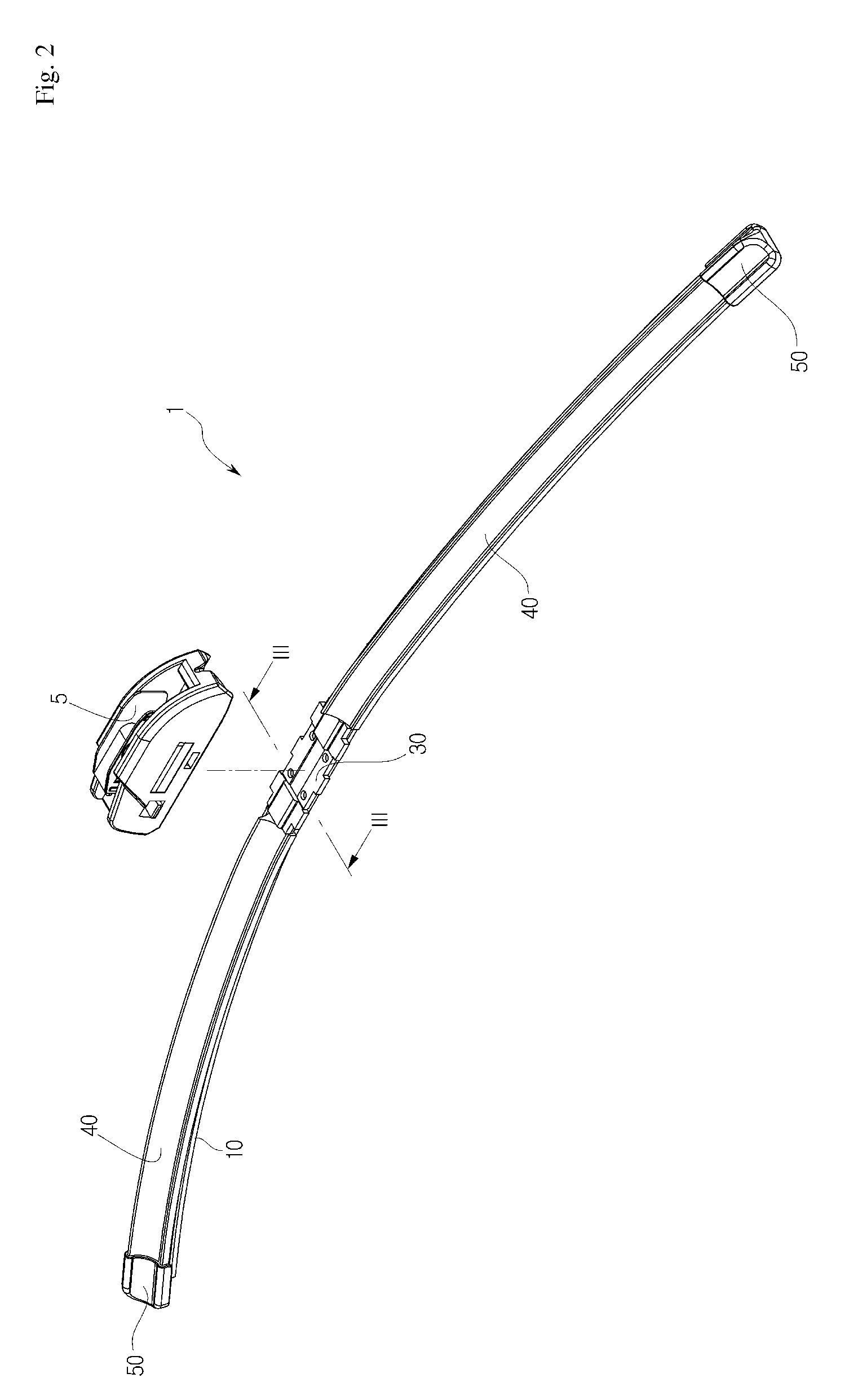 Method of assembling metal clamp and body springs of wiper blade for vehicle and assembly