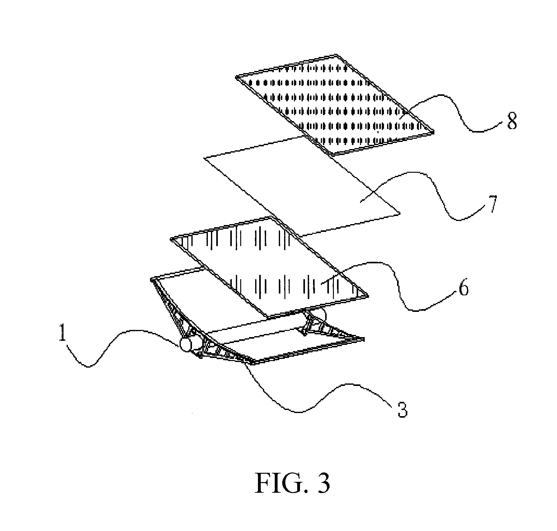 Curved reflective mirror and manufacturing method thereof