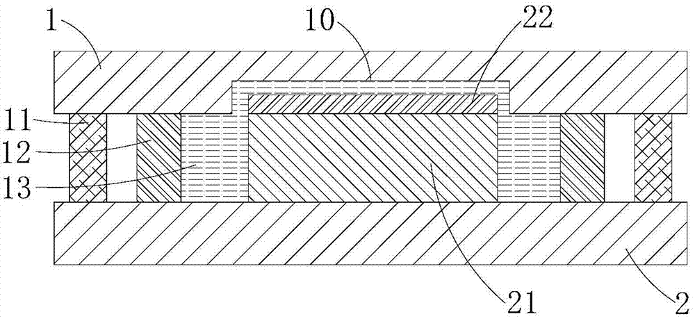 OLED (Organic Light Emitting Diode) packaging structure and method