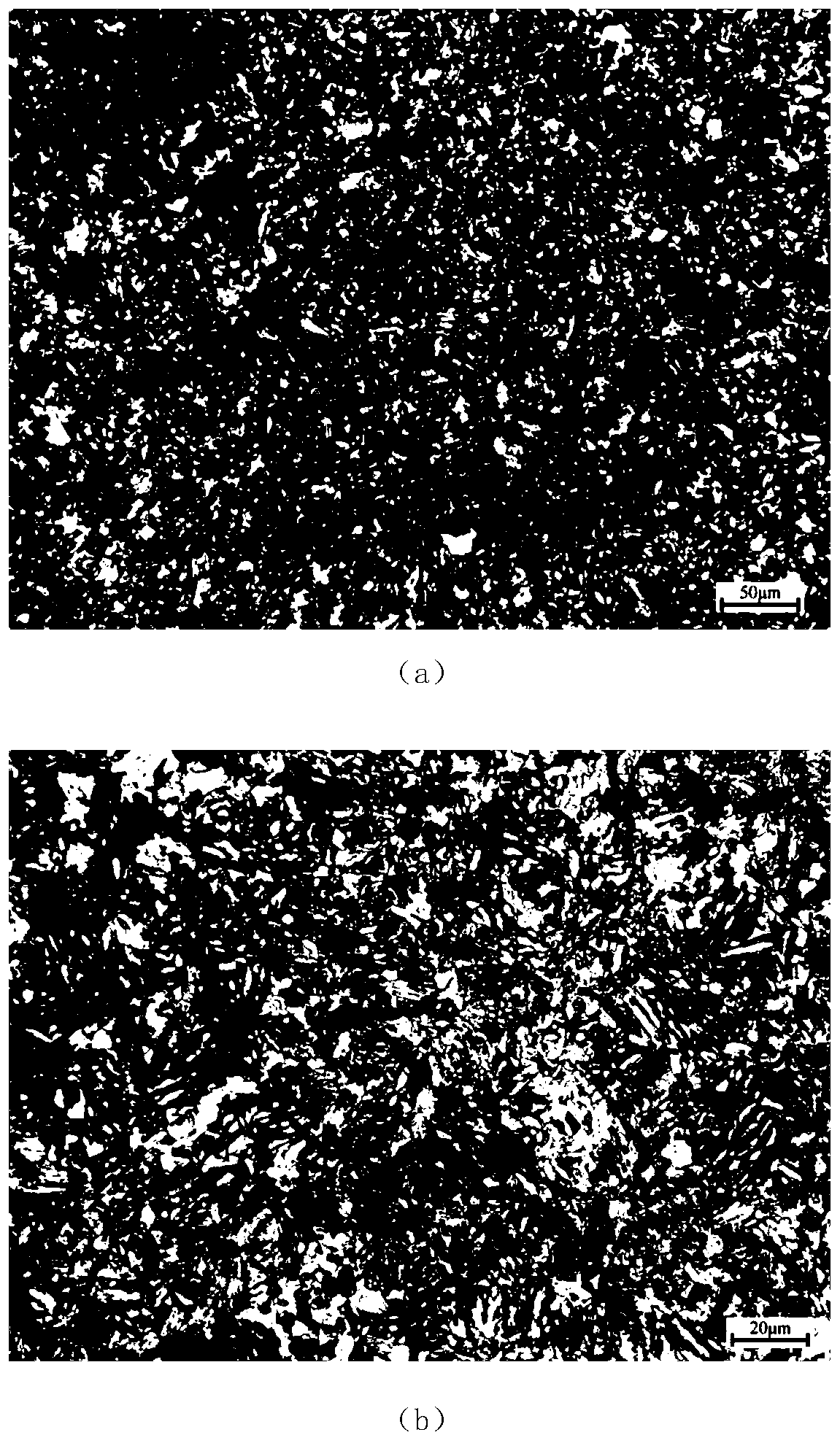 Quenched and tempered eh550 extra-thick steel plate for marine engineering and its manufacturing method