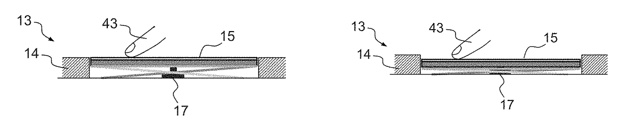 Securing a data input device