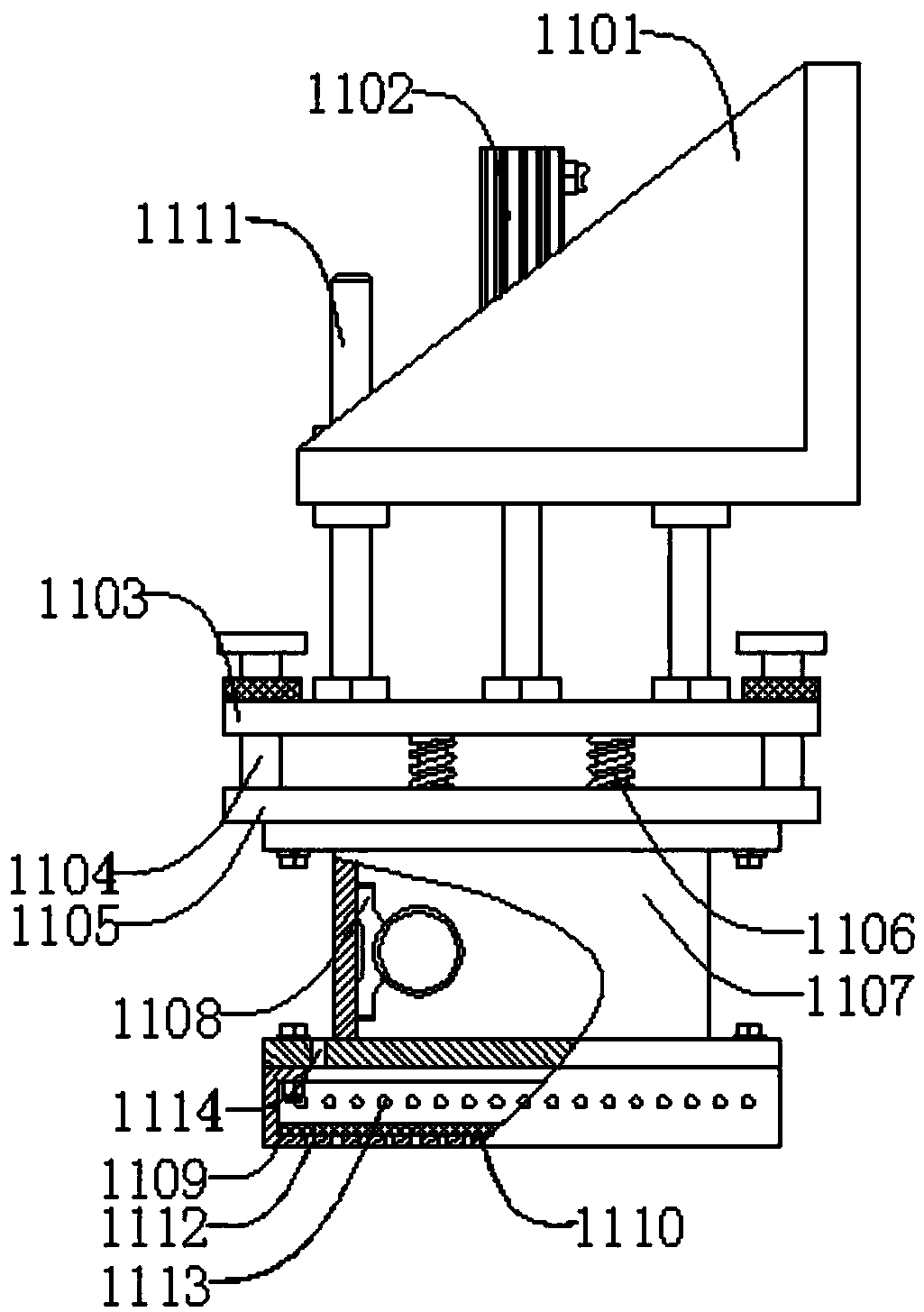 Rotary forming device for concrete prefabricated part