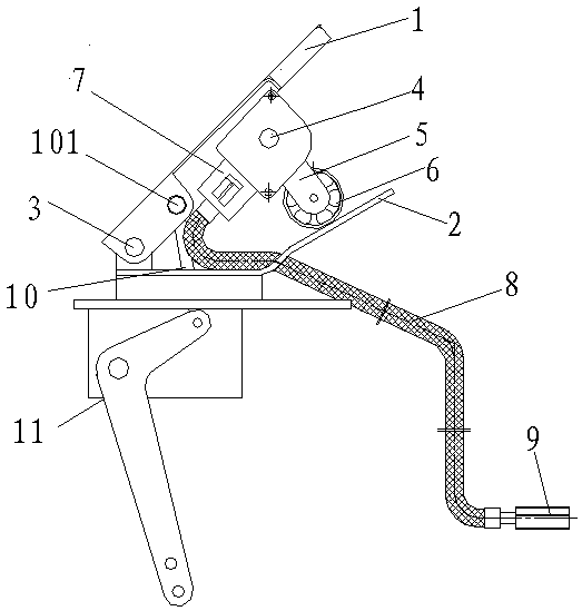 A throttle control method for an electric fuel injection vehicle