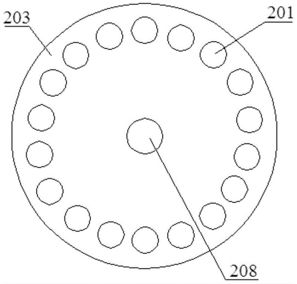 Fluorescence excitation testing device