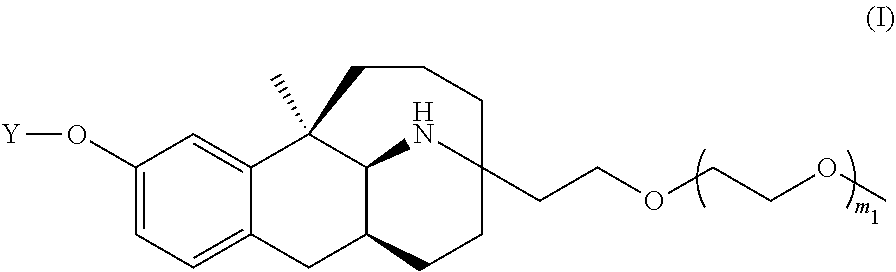 Conjugate of dezocine and polyethylene glycol
