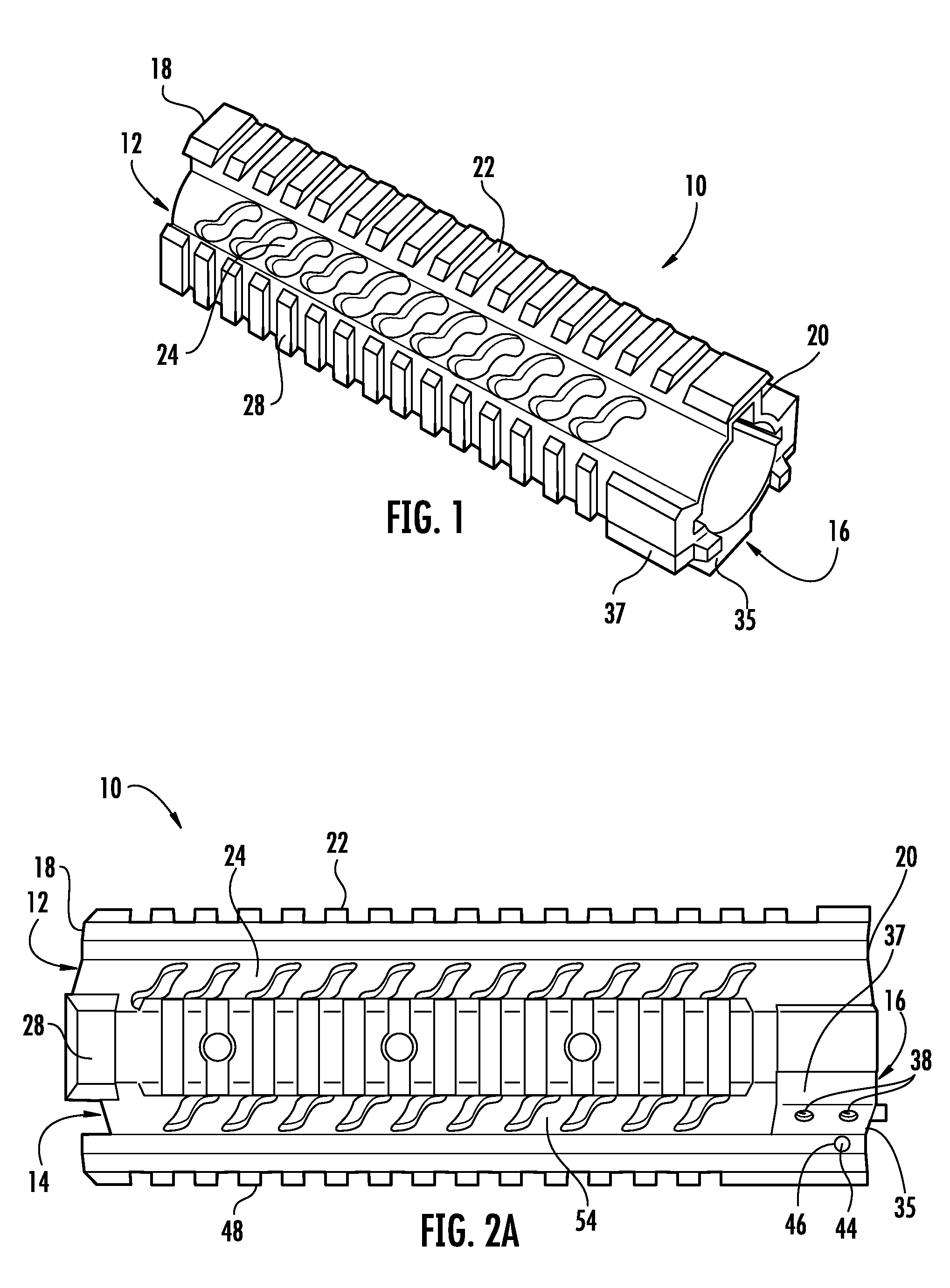 Modular fore-end rail assembly with locking mechanism