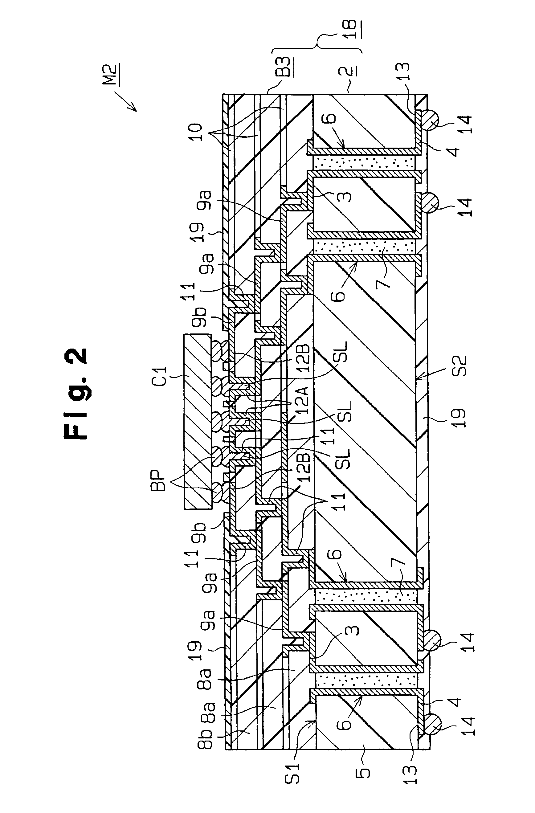 Circuit board for mounting electronic parts