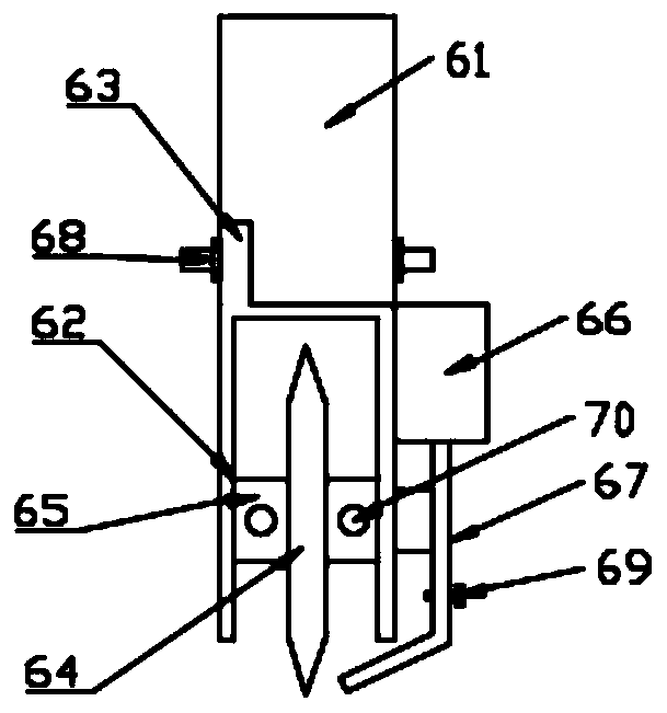 Cutting device for luggage processing